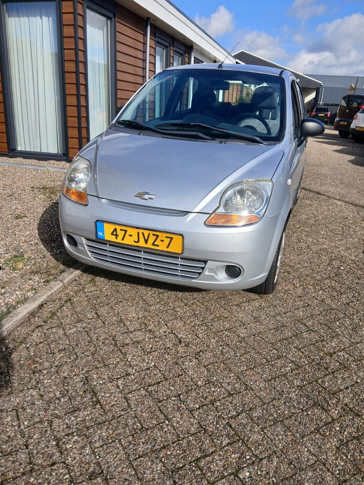 Chevrolet Matiz 0.8 2009 Grijs 49613km nieuwe apk., Voorwielaandrijving, Origineel Nederlands, Bedrijf, 3 cilinders
