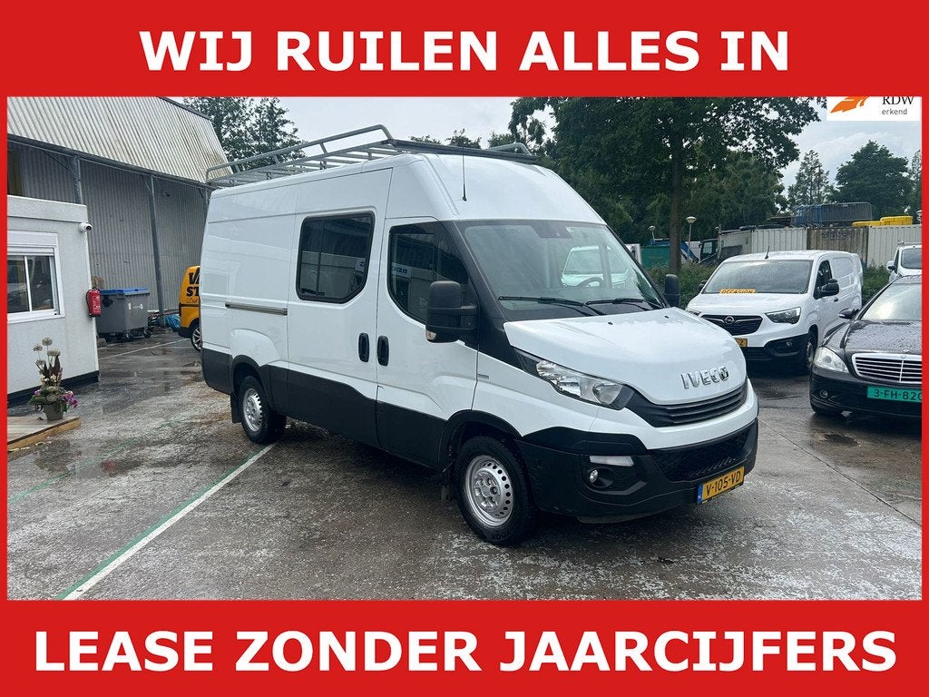 Iveco Daily 35S18V 3.0 352 H3 L dubbel cabine 3500 kg trekha, Auto's, Bestelauto's, Automaat, Gebruikt, Euro 6, 4 cilinders