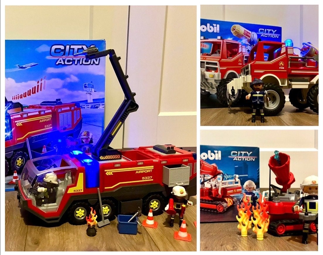 Playmobil Brandweer Sets - City Action, Kinderen en Baby's, Ophalen, Complete set, Voertuig, Zo goed als nieuw