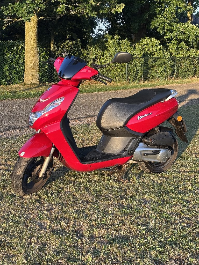 Peugeot Kisbee 2020, 4-takt injectie geel kenteken 12.500 km, Fietsen en Brommers, Scooters | Peugeot, Ophalen, Gebruikt, Overige modellen