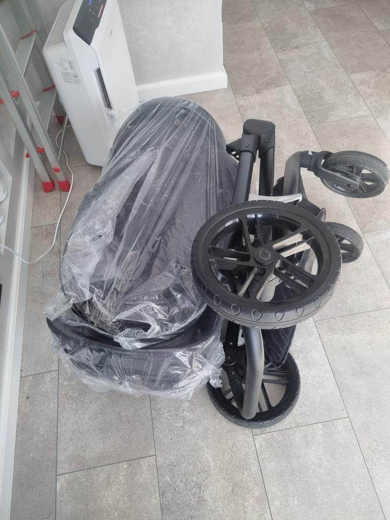 Topmark kinderwagen combi 2 in 1 zwart, Overige merken, Gebruikt, Ophalen of Verzenden, Combiwagen