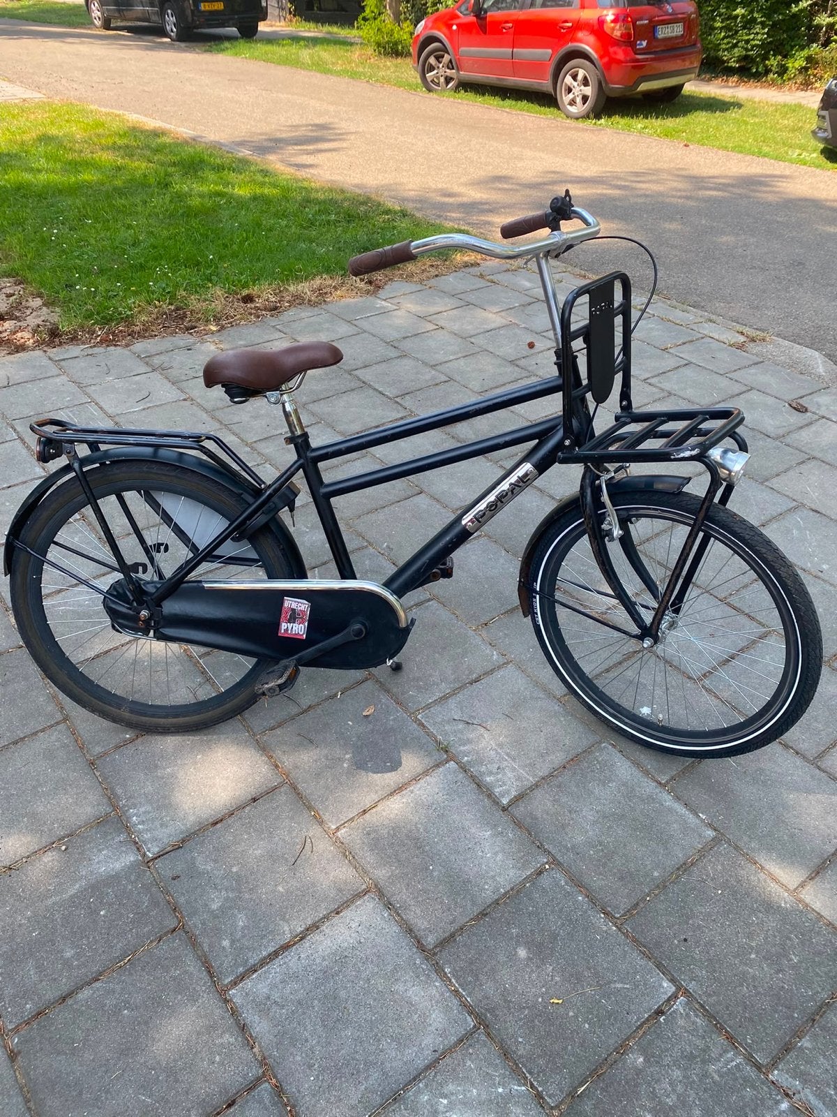 Popal kinderfiets - Zwart - Goede staat, Ophalen, Gebruikt, 20 inch of meer