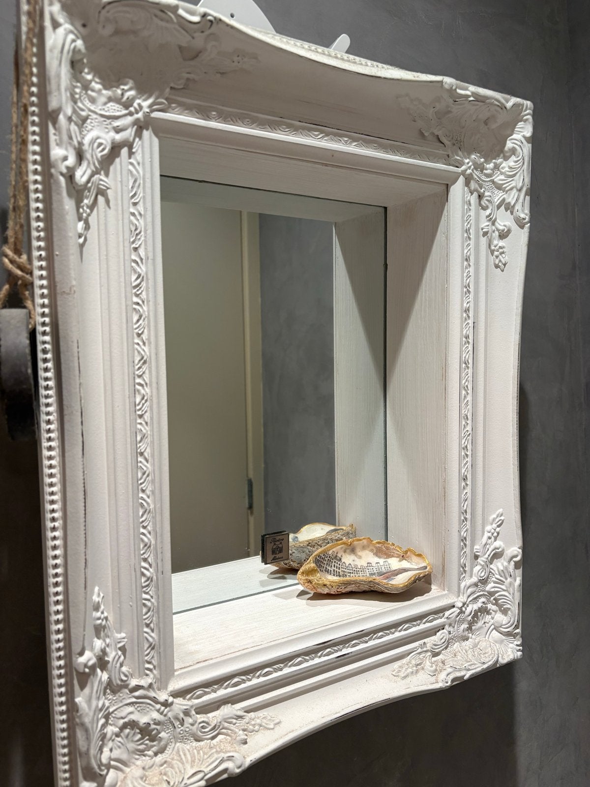 Riviera Maison Spiegel met sierlijke lijst, Huis en Inrichting, Woonaccessoires | Spiegels, 100 tot 150 cm, Ophalen of Verzenden
