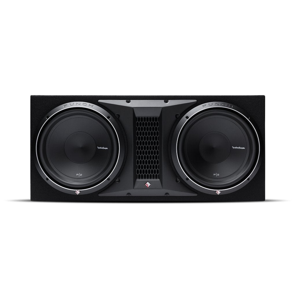 Rockford Fosgate Punch P2-2x12 12 inch subwoofer 1600W, Audio Design, Nieuw, Am Breilingsweg 3, 76709 Kronau, Duitsland, Ophalen of Verzenden