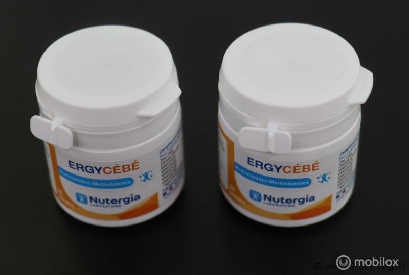 Online Veiling: Nutergia Ergycébé – 2 potten á 60 capsules, Nieuw