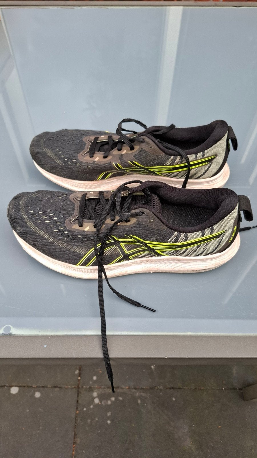 Asics hardloopschoenen maat 46.5, Ophalen of Verzenden, Gebruikt, Hardloopschoenen, Asics
