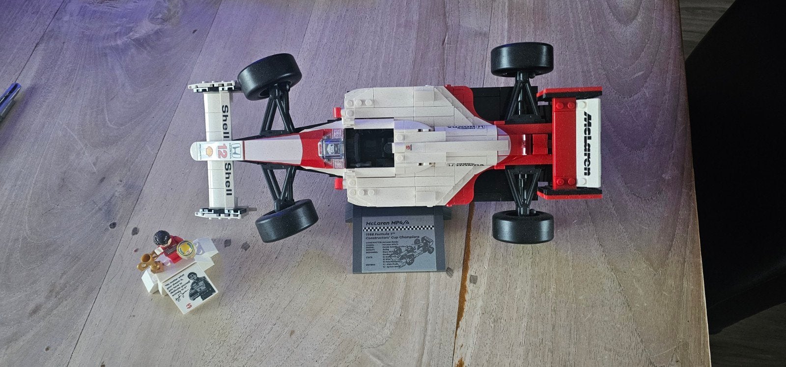 LEGO McLaren Formule 1 auto met doos en beschrijving, Ophalen, Zo goed als nieuw, Overige merken