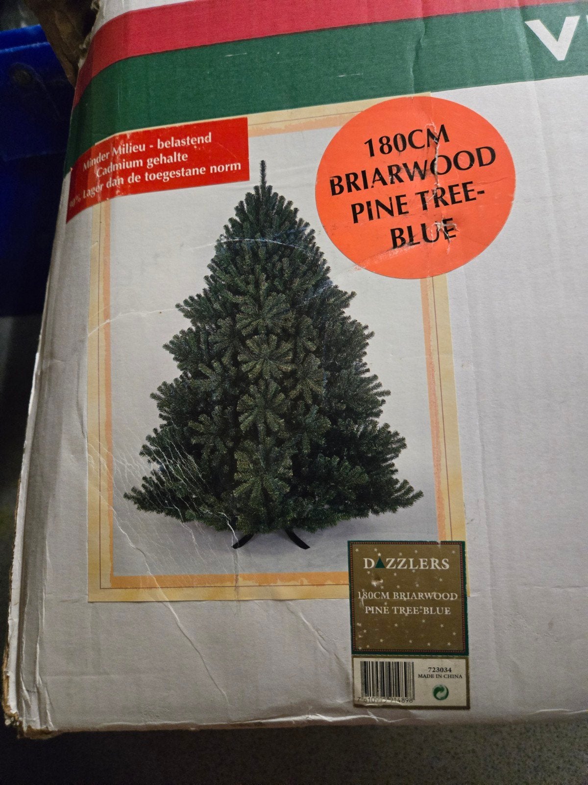 Kerstboom 180cm (kunst), Diversen, Ophalen of Verzenden, Zo goed als nieuw