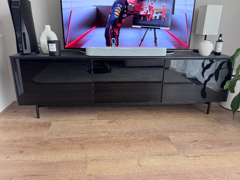 TV meubel, Ophalen, Gebruikt, 25 tot 50 cm, Minder dan 100 cm