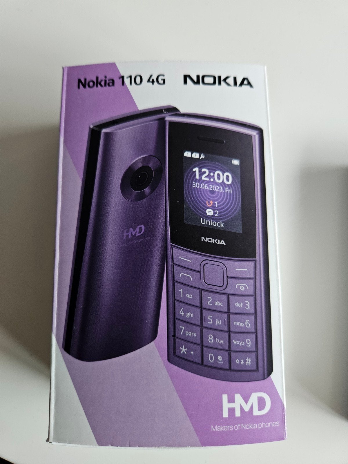 Nokia 110 4G, Ophalen, Nieuw, Blauw