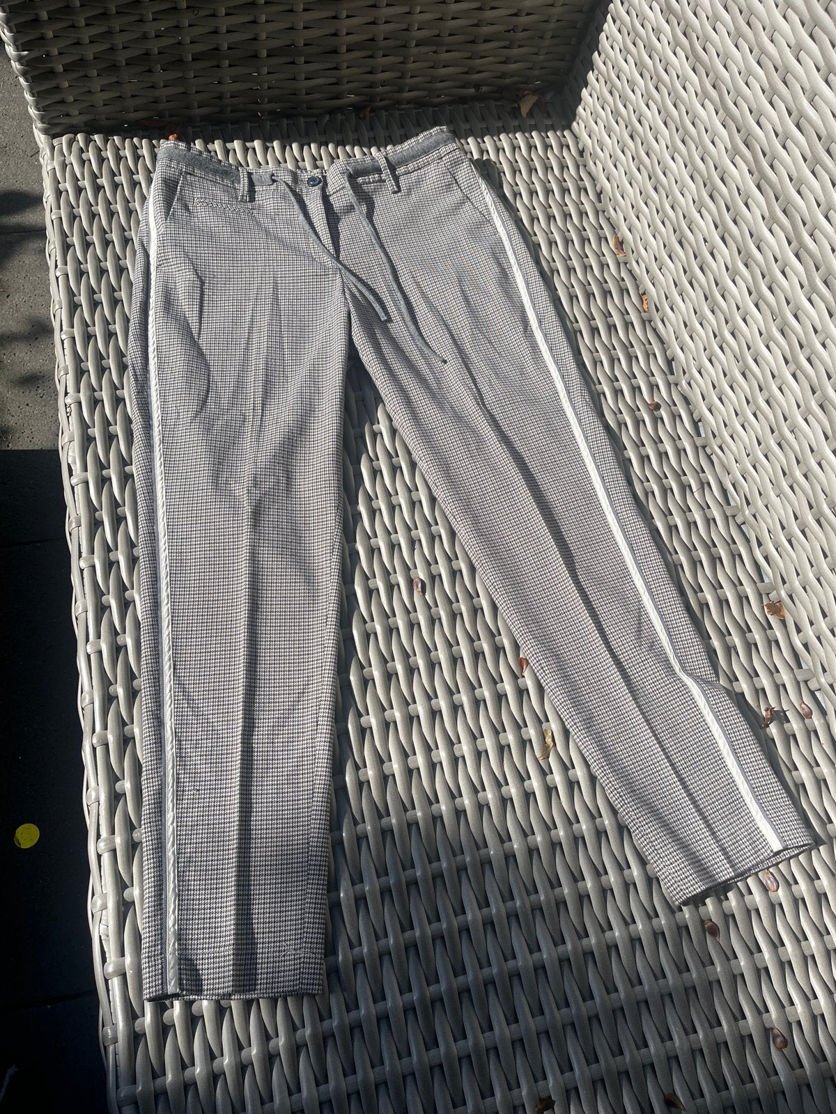 Opus Moriel Pepita broek - Maat 40, Kleding | Dames, Maat 38/40 (M), Ophalen of Verzenden, Zo goed als nieuw, Grijs