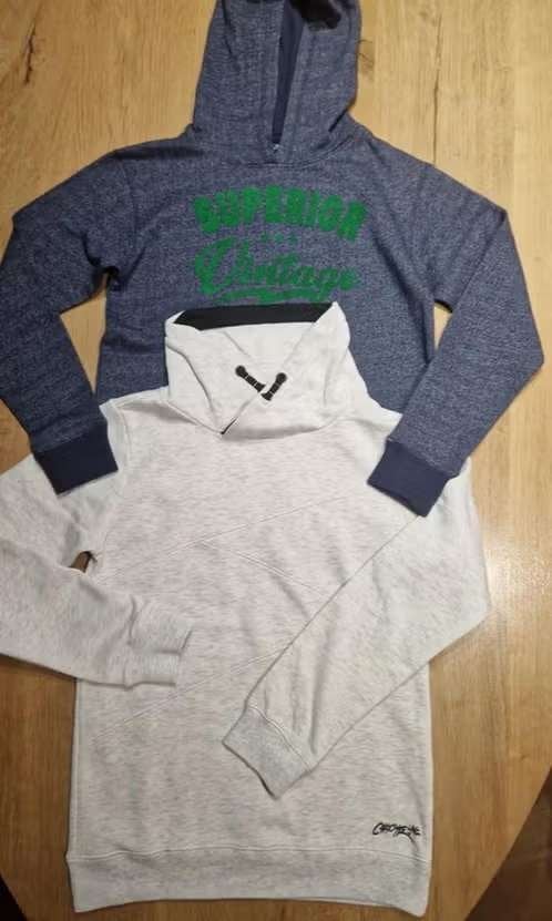 2 Truien (1 hoodie, 1 met col) jongen, 158-164 (1 NIEUW), Kinderen en Baby's, Trui of Vest, Nieuw, Jongen, Scamps & Boys