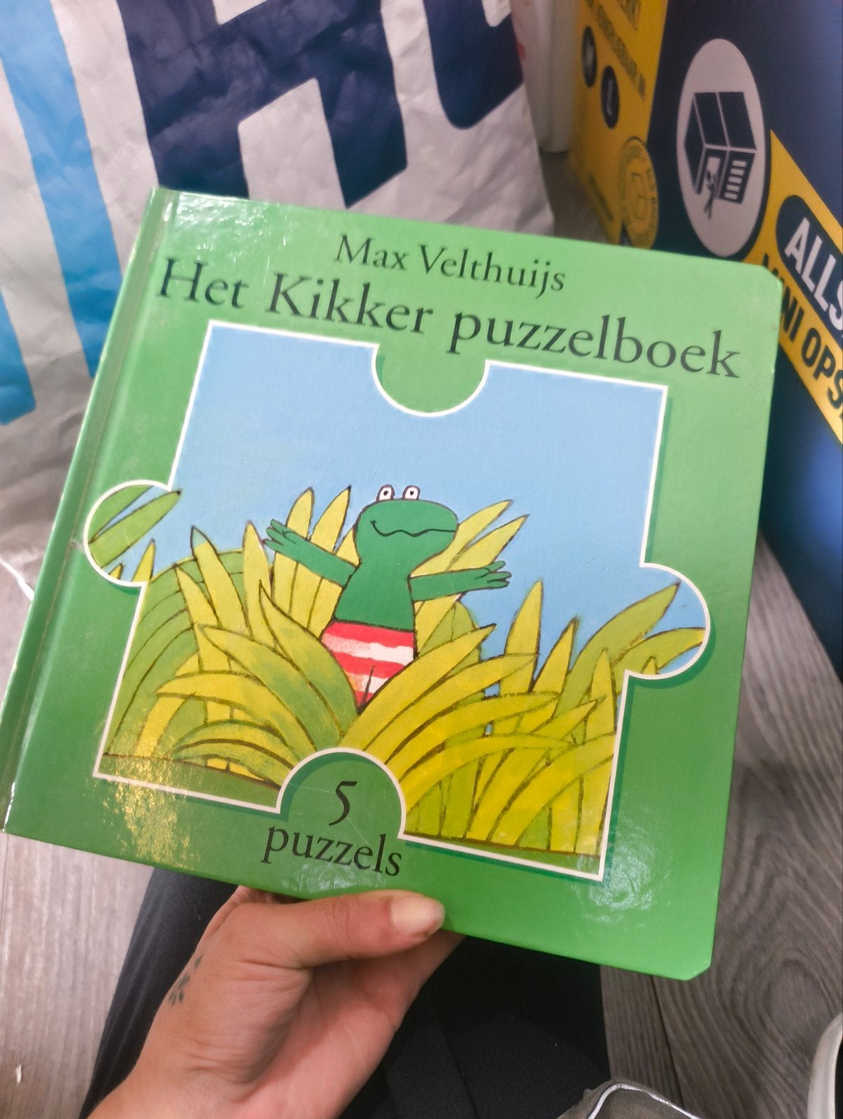 Het Kikker Puzzelboek - Max Velthuijs (5 puzzels), Ophalen