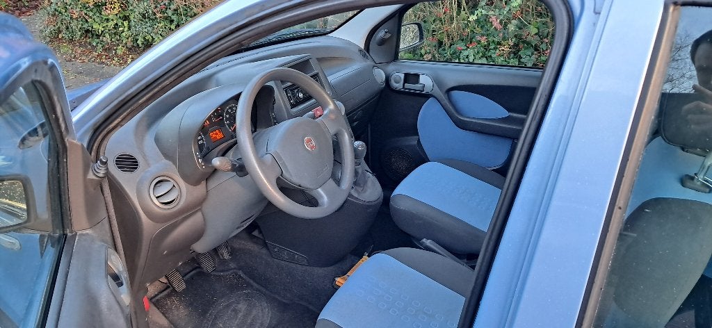 Fiat Panda 1.2 44KW 60PK 2009 Blauw, Voorwielaandrijving, Stof, 1242 cc, Origineel Nederlands