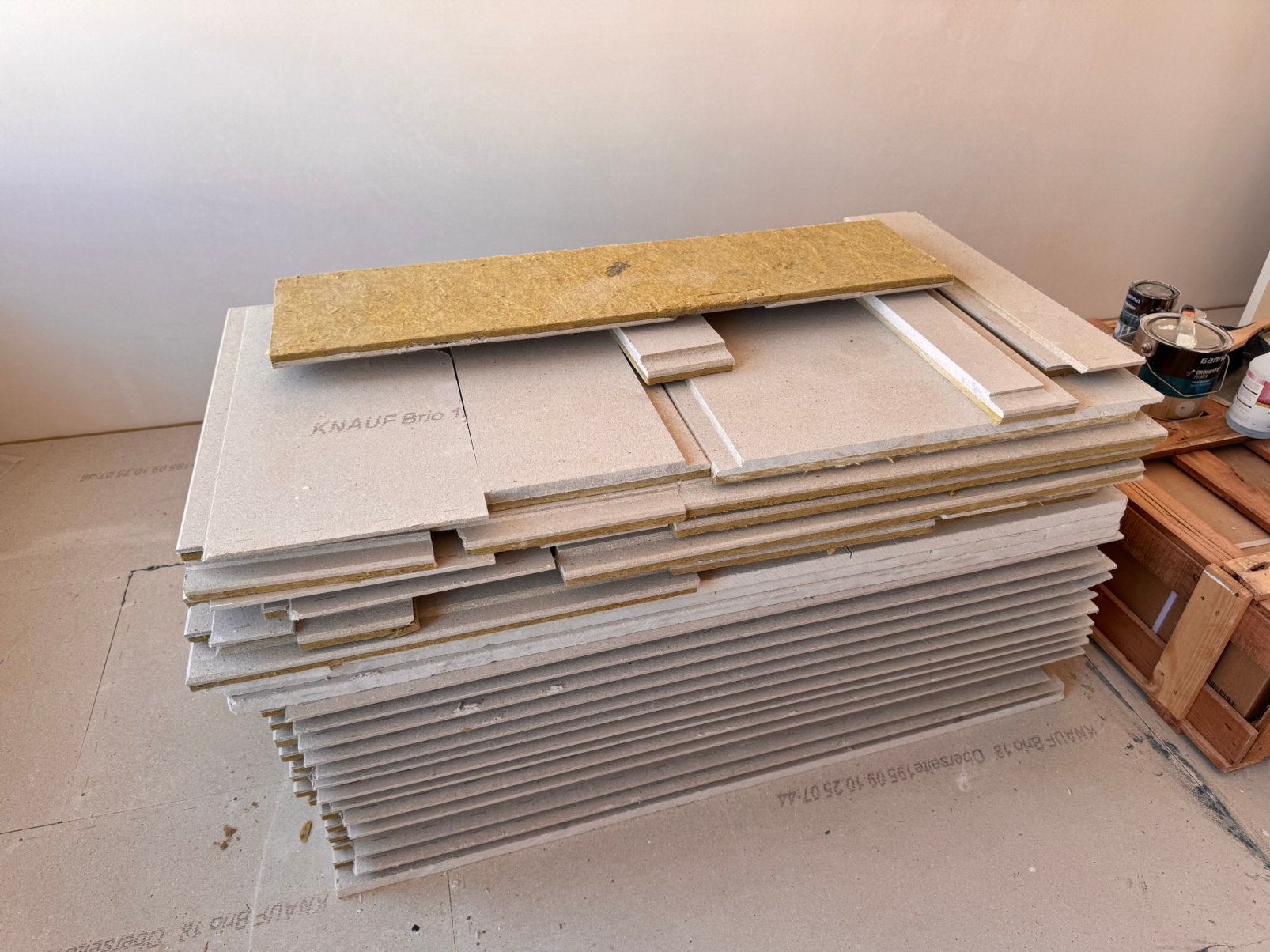 Geluidswerende ondervloer Knauf Brio 18MW, Doe-het-zelf en Verbouw, Ophalen, Overige materialen, 30 cm of meer, 50 tot 150 cm