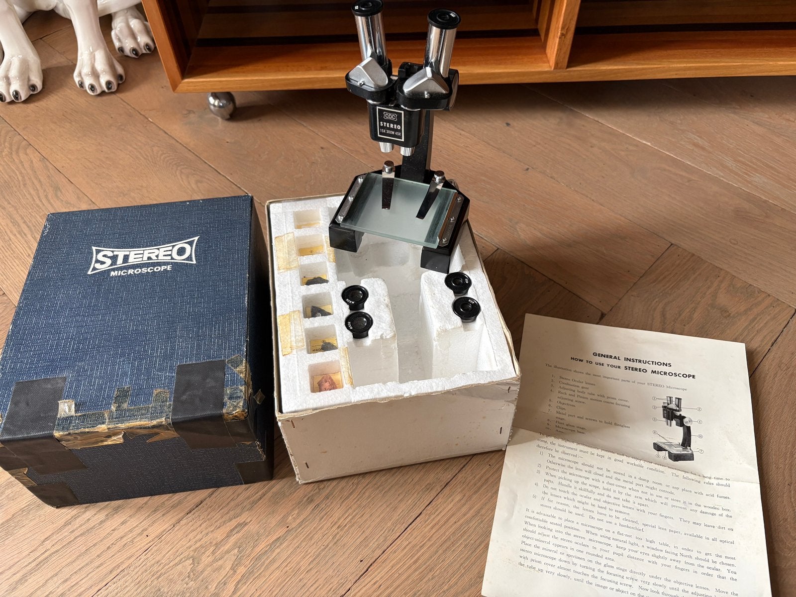 C.O.C stereo microscoop, Antiek en Kunst, Ophalen of Verzenden