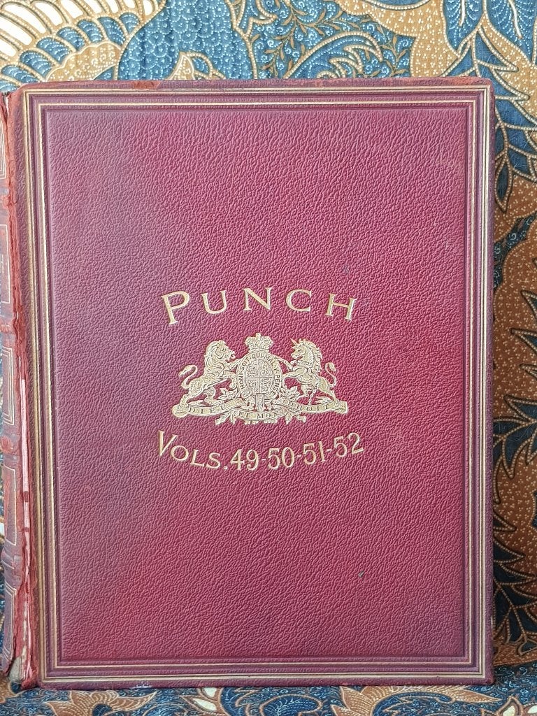 Zwaar compleet antiek boek uit Engeland van Punch uit 1867., Antiek en Kunst, Antiek | Boeken en Bijbels, Ophalen of Verzenden