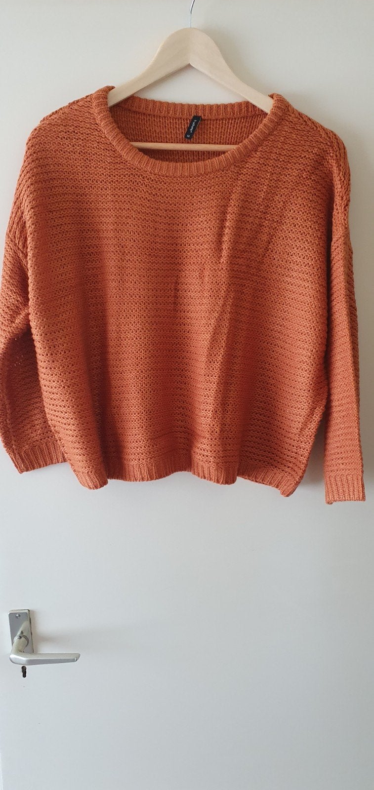 B. YOUNG Roestbruine Grof Gebreide Trui Maat M, Maat 38/40 (M), Oranje, Ophalen of Verzenden, B. YOUNG