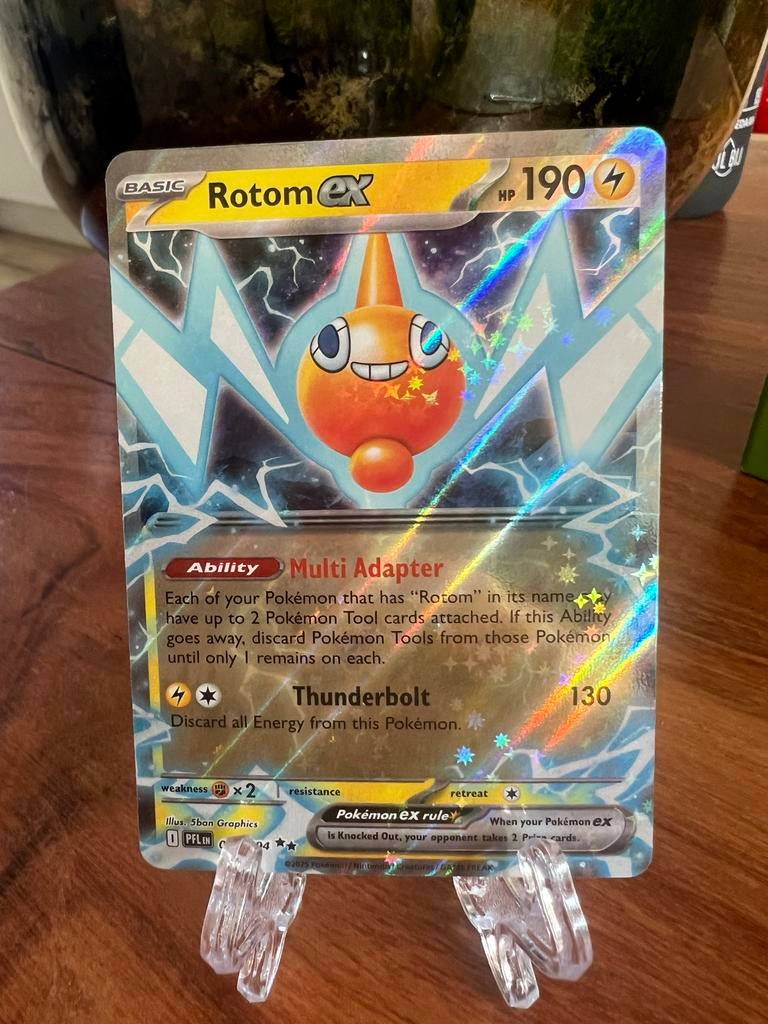 Pokémon Rotom EX kaart 029/094 NM - Phantasmal Flames, Ophalen of Verzenden, Zo goed als nieuw, Losse kaart, Foil
