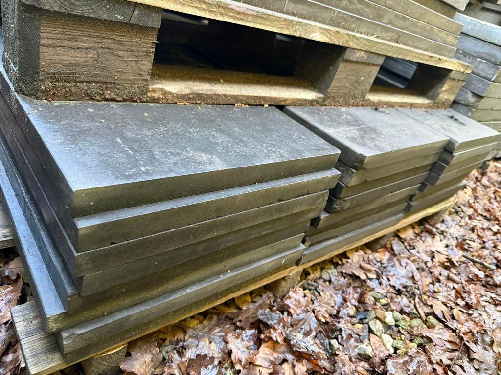 Vijverrand Basalt en andere diversen, Tuin en Terras, Bielzen en Borders, Nieuw, Border, Natuursteen, Minder dan 25 cm, Minder dan 100 cm