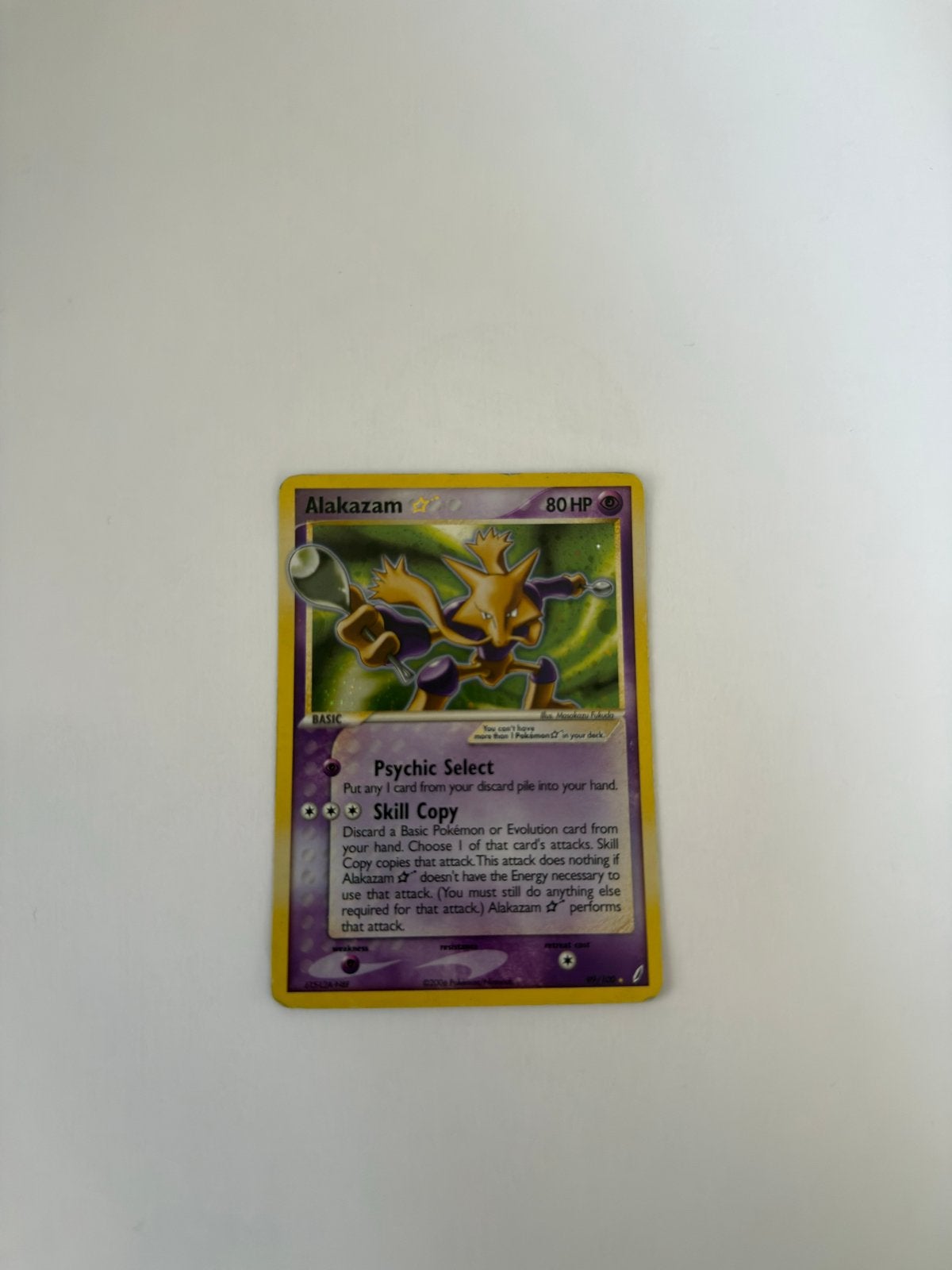 Alakazam Goldstar, Ophalen, Gebruikt, Losse kaart