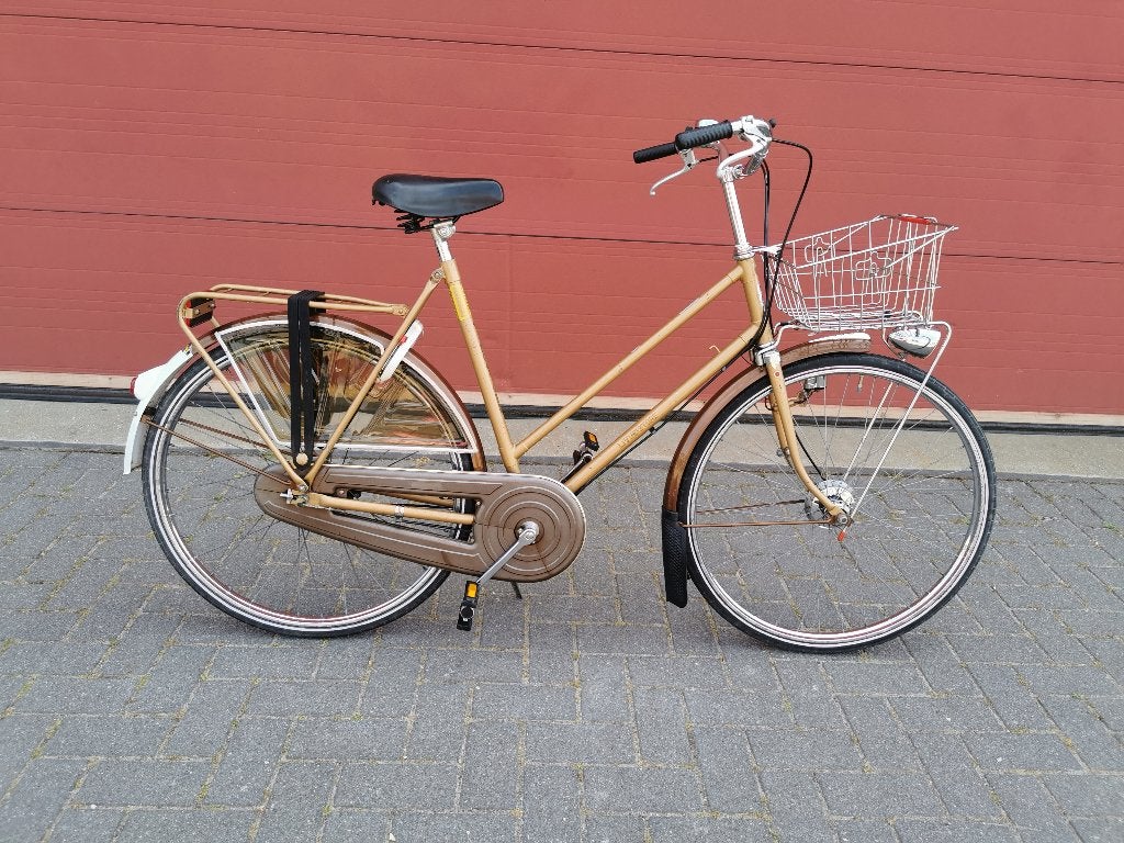 LIVINGSTONE JAREN 70 DAMESFIETS, Fietsen en Brommers, Fietsen | Oldtimers, 55 tot 59 cm, Ophalen, Trommelrem, Overige merken