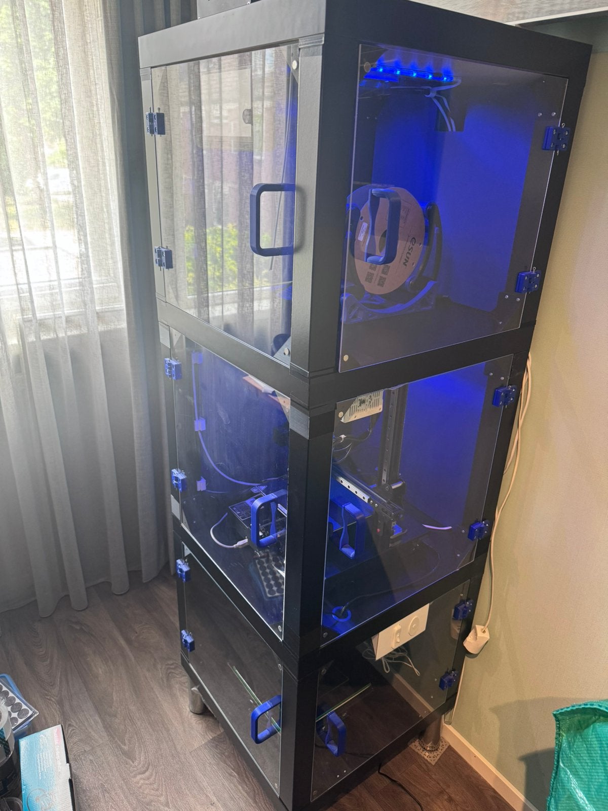 Creality CR 20 PRO 3d printer (ge-upgrade) + randapparatuur, Computers en Software, 3D Printers, Zo goed als nieuw, Filament, Ingebouwde Wi-Fi