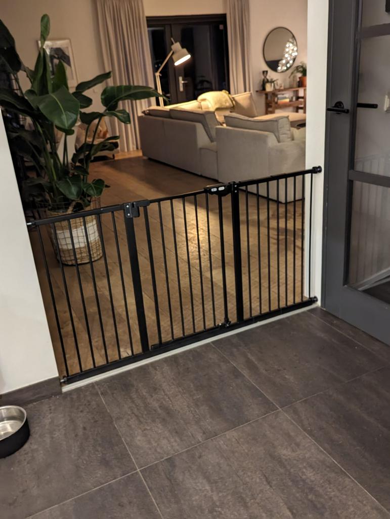 Traphek, veiligheidshek, stabiel, duurzaam, zwart als nieuw, Dieren en Toebehoren, Ophalen, Zo goed als nieuw, 110 cm of meer
