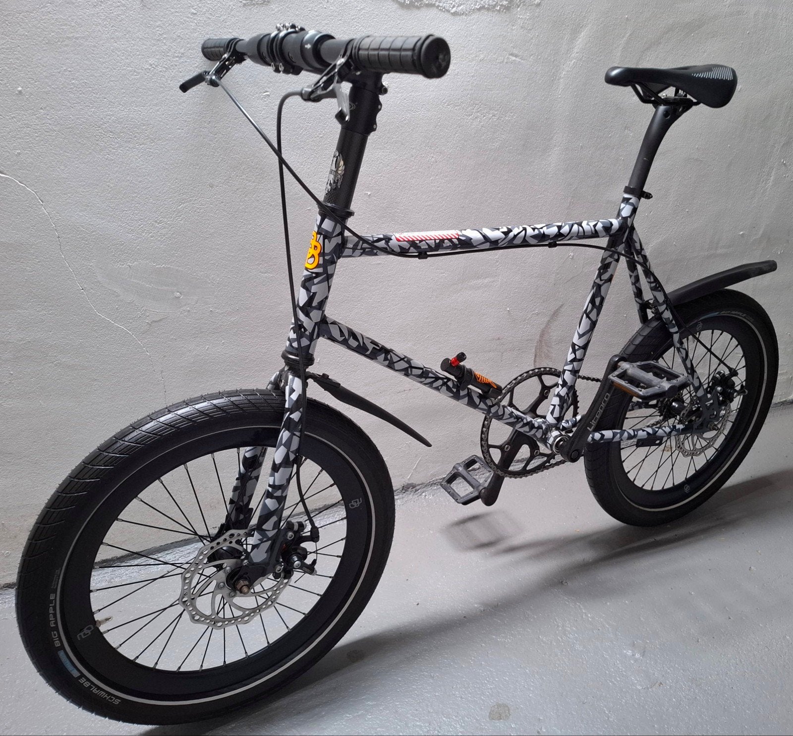 Compacte Bianchi fiets met schijfremmen ✅️, Fietsen en Brommers, Fietsen | Vouwfietsen, Ophalen, 20 inch of meer, Zo goed als nieuw