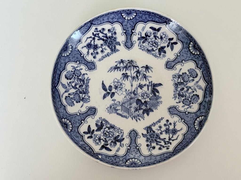 VINTAGE UNIEKE BLAUWE BORDEN, Ophalen of Verzenden