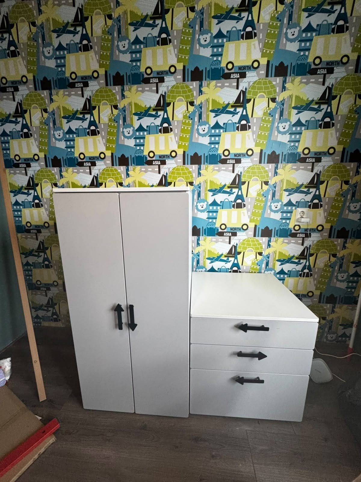 Mooie IKEA SMÅSTAD / PLATSA kastencombinatie, Huis en Inrichting, Ophalen, Gebruikt, 100 tot 150 cm, 100 tot 150 cm