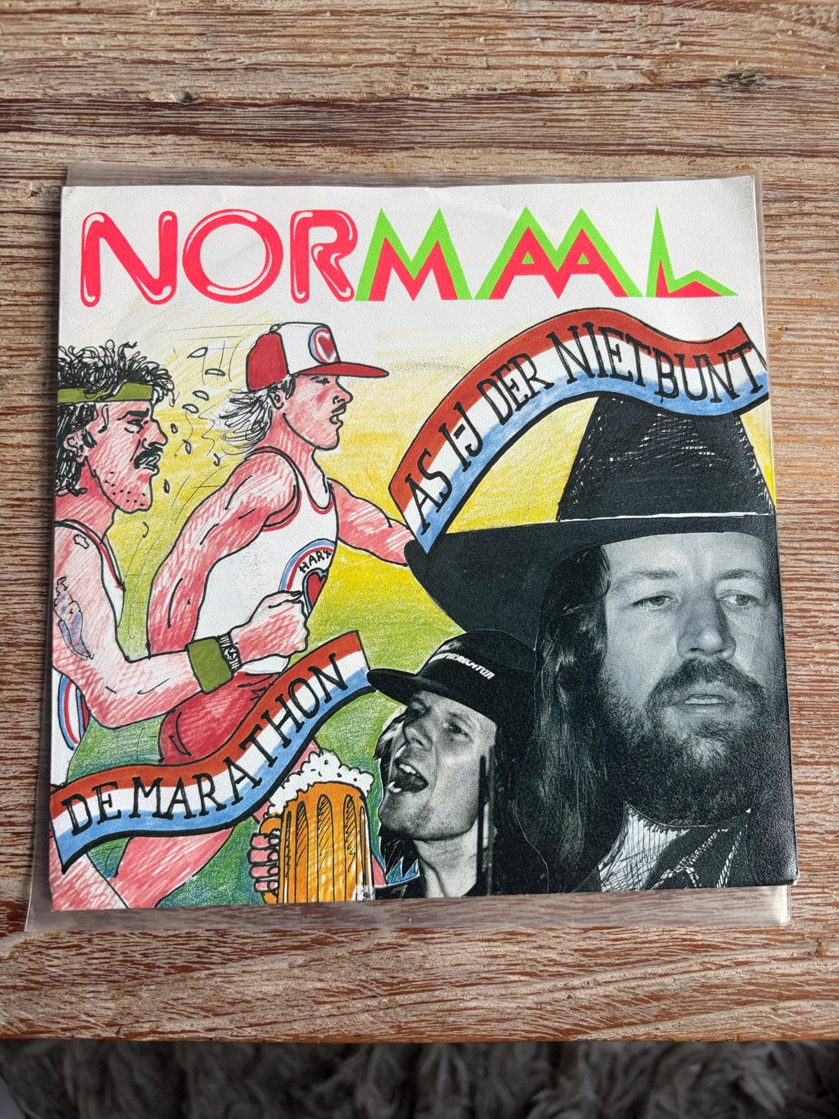Normaal - As i-j der niet bunt (Single), Cd's en Dvd's, Vinyl | Nederlandstalig, Gebruikt, 7 inch, 1980 - 1989, Levenslied of Smartlap