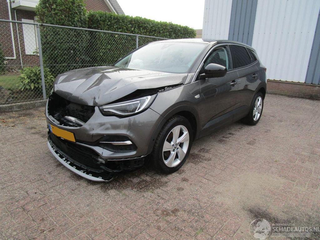 Opel Grandland X 1.2T Camera Navi Panodak 6-Bak (bj 2019), Overige carrosserieën, Zilver of Grijs, Benzine, Opel