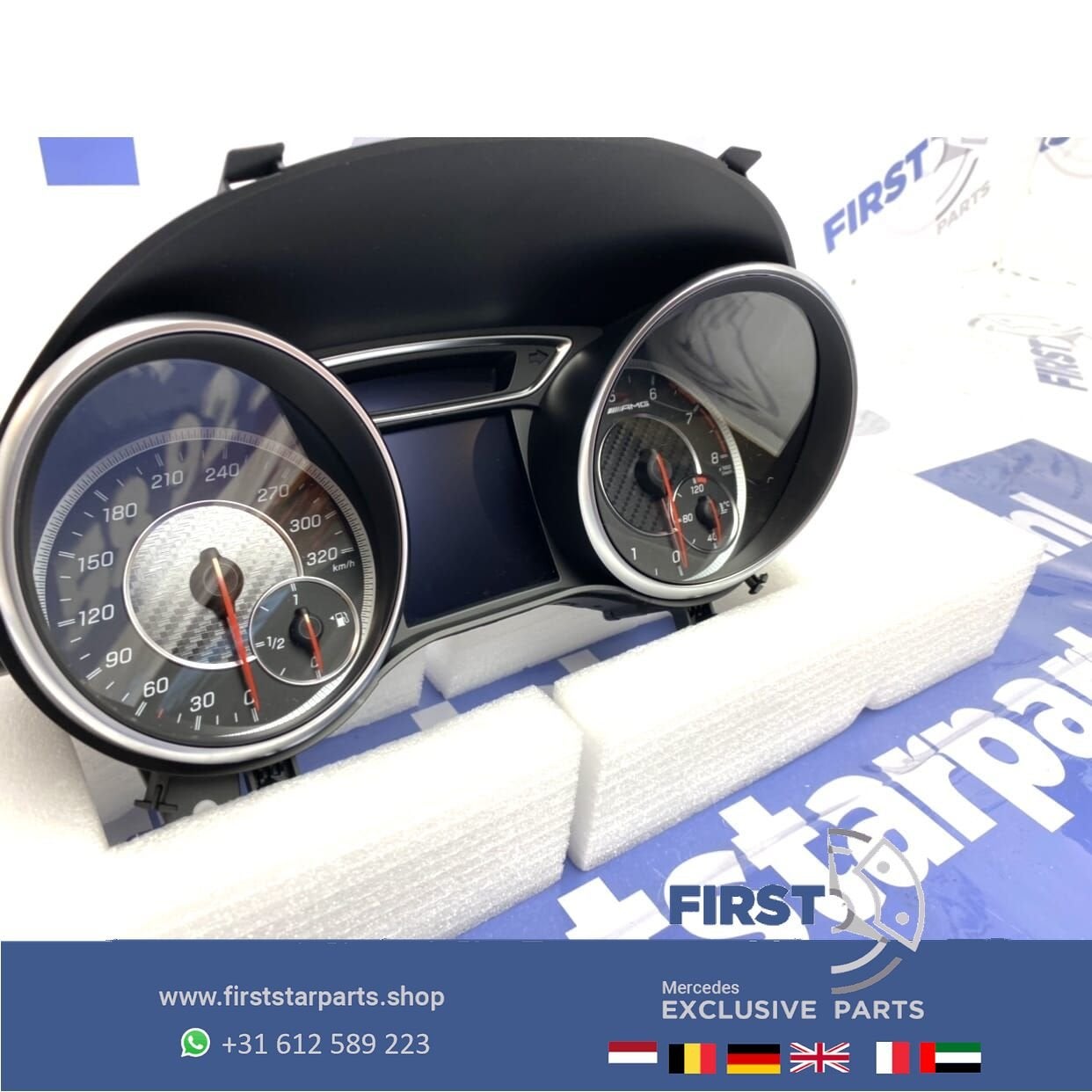 W117 CLA45 AMG TELLER KLOK CLUSTER INSTRUMENT 2013-2018 orig, Gebruikt, -, Ophalen of Verzenden, -