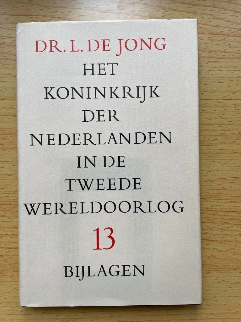 Het Koninkrijk der Nederlanden in WO II, XIII, Bijlagen, Ophalen of Verzenden, Gelezen, L. de Jong