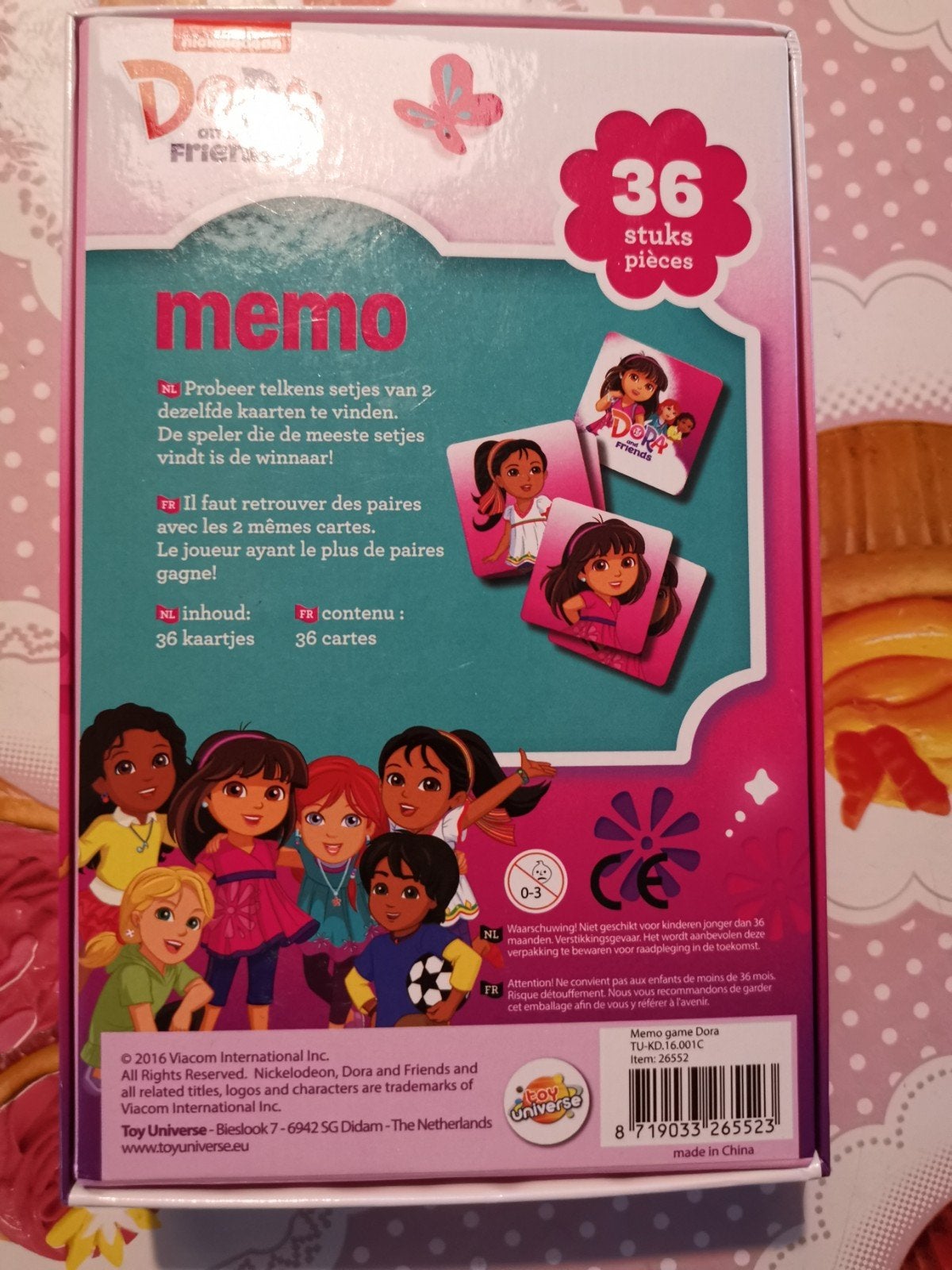Nickelodeon's Dora Memo spel, Kinderen en Baby's, Ophalen of Verzenden, Gebruikt, Ontdekken