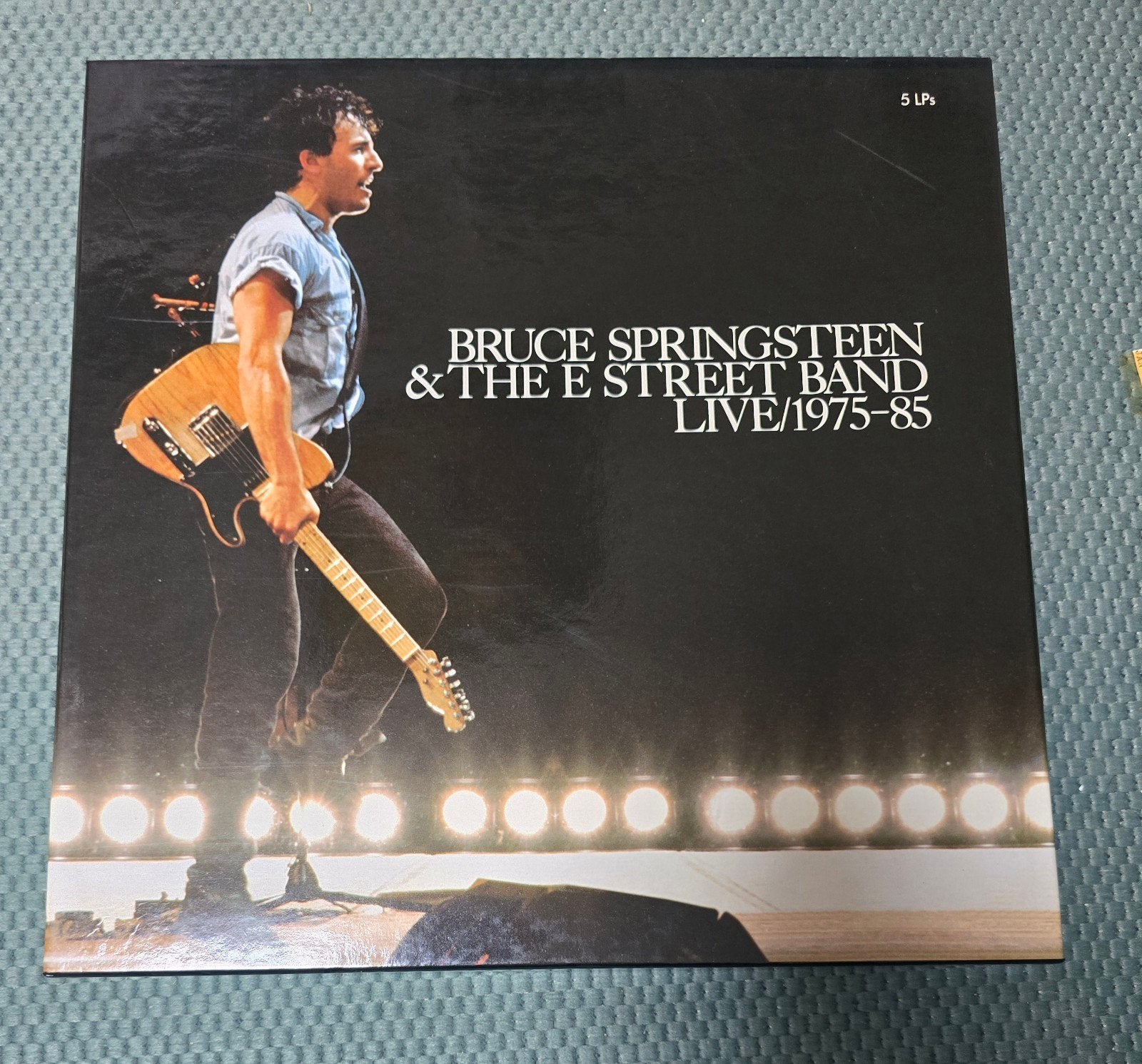 Bruce Springsteen live 5lp box met boekje, Cd's en Dvd's, Vinyl | Rock, Ophalen of Verzenden, Zo goed als nieuw, Overige formaten