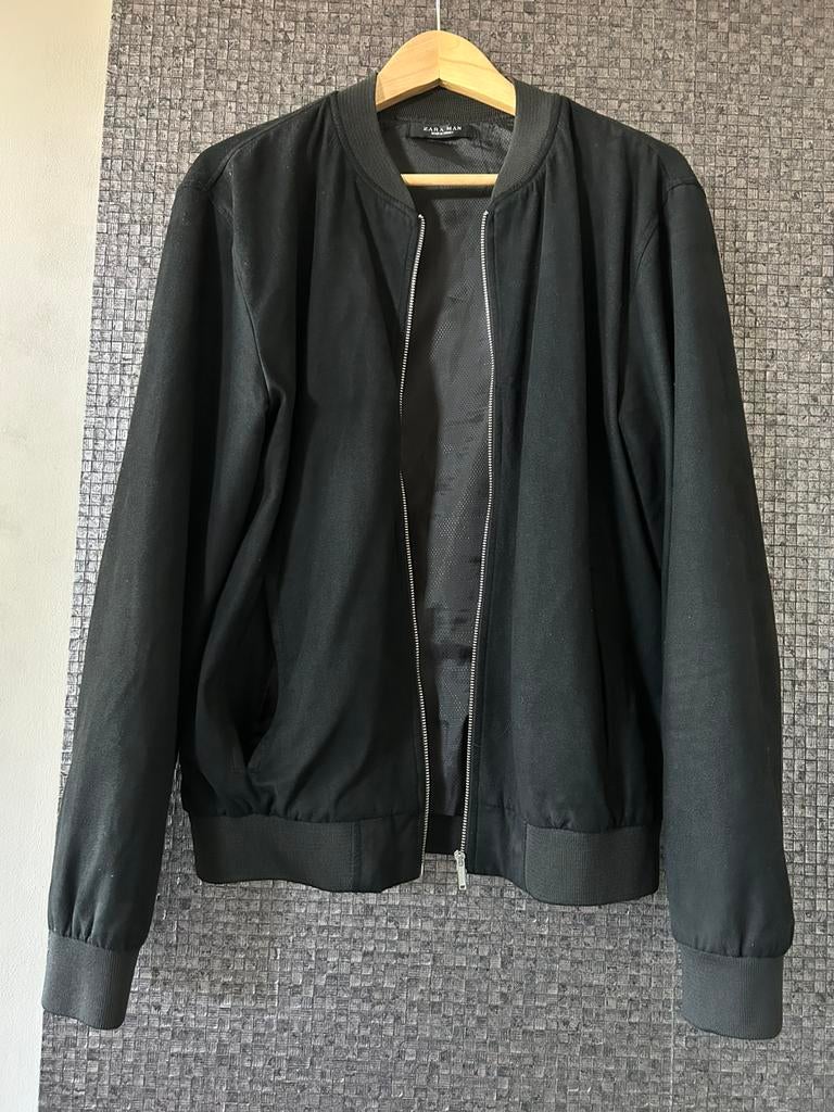 Zara man jasje maat large, Ophalen of Verzenden, Zo goed als nieuw, Maat 52/54 (L), Zwart