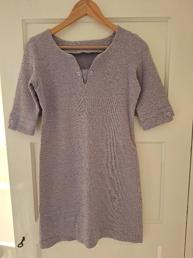 lavendel kleurig zomerjurkje, Kleding | Dames, Jurken, Overige kleuren, Verzenden, Zo goed als nieuw, Maat 36 (S)