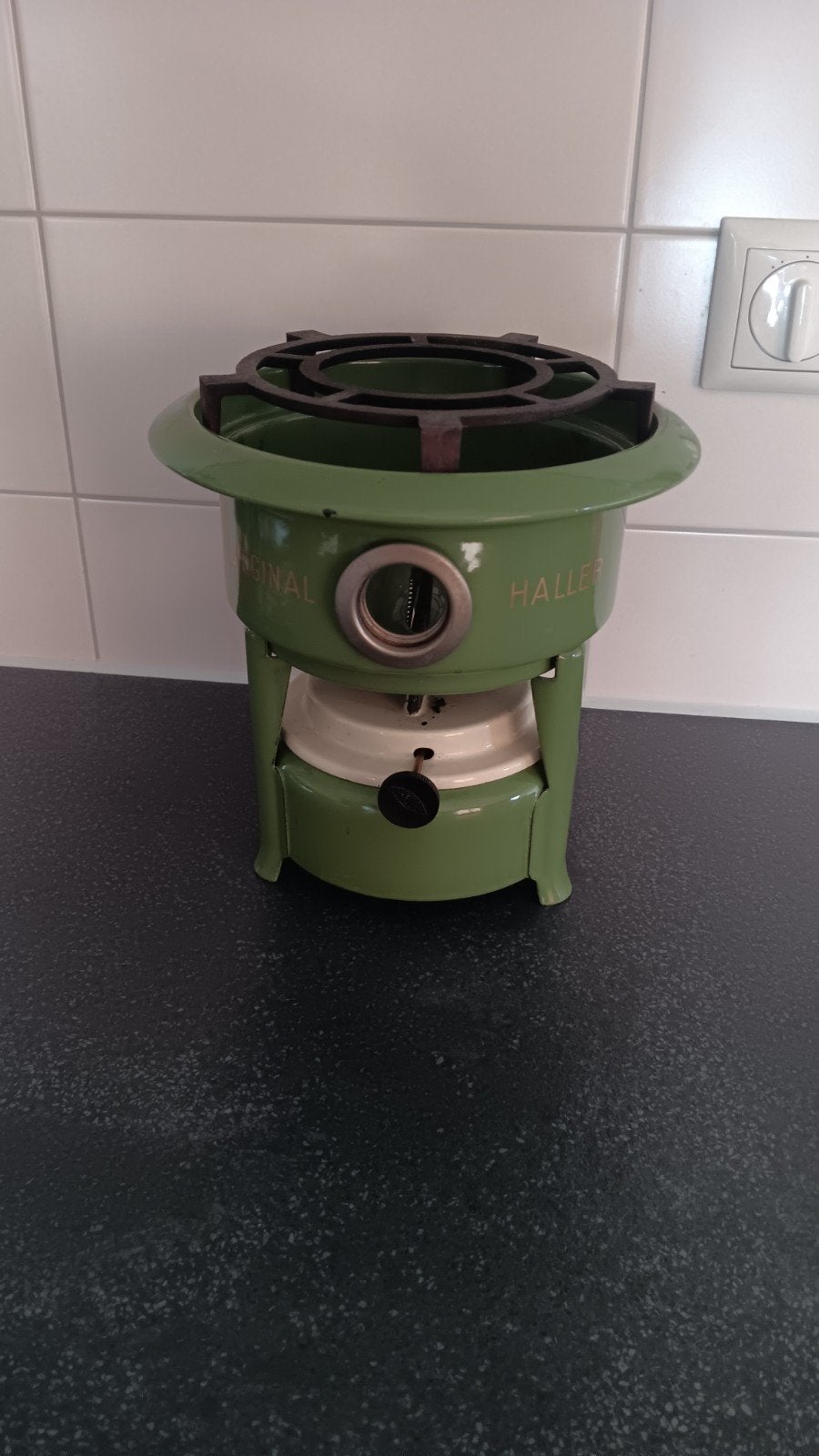 Vintage Original Haller Petroleum Kooktoestel, Ophalen of Verzenden