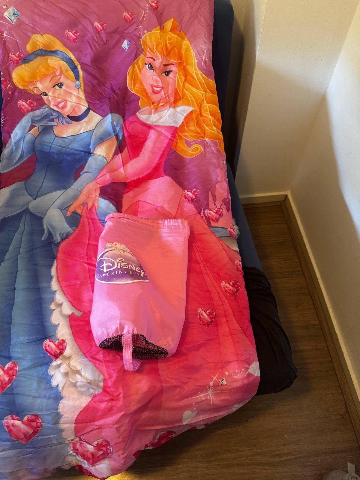 Disney Prinsessen Slaapzak - Assepoester & Aurora, Caravans en Kamperen, Ophalen of Verzenden, Zo goed als nieuw