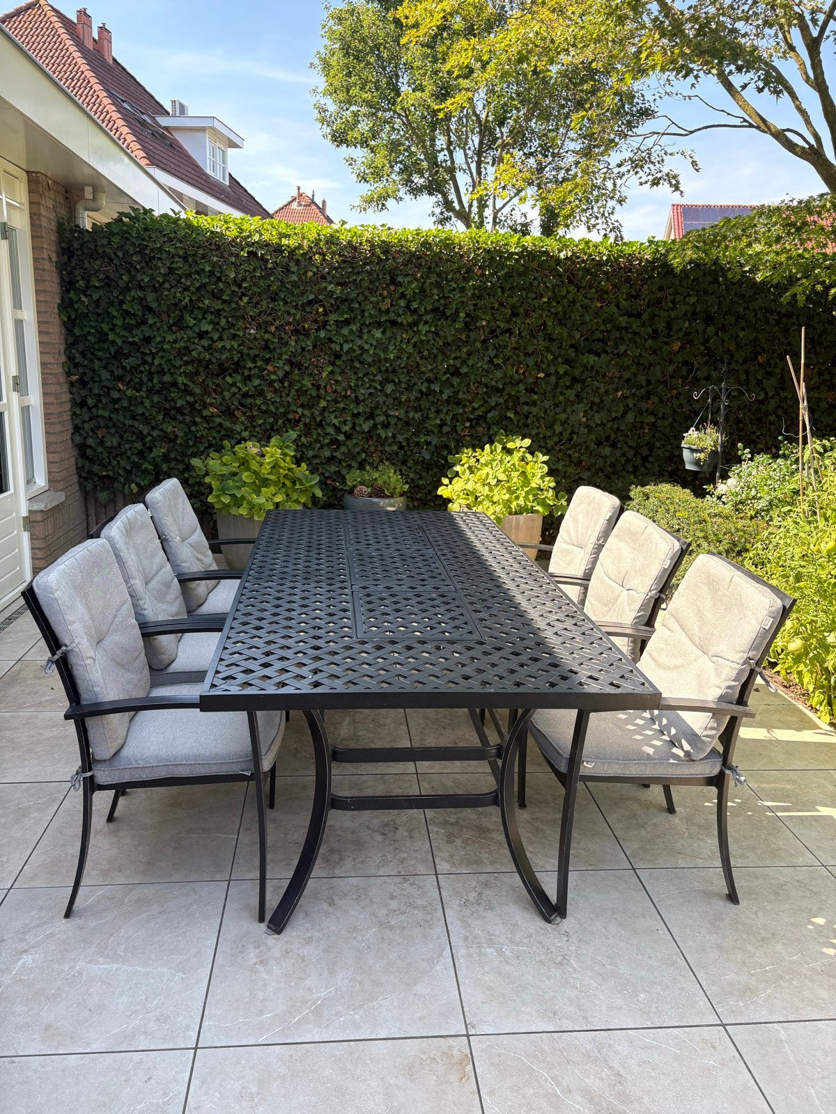 Hartman Jamie Oliver dining tuinset, Tuin en Terras, Ophalen, Gebruikt, Eettafel, 6 zitplaatsen