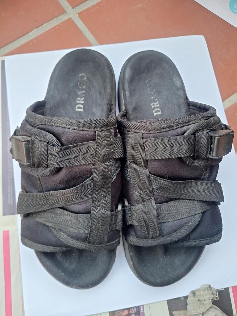 Heren slippers maat 43   merk Draco, Ophalen of Verzenden, Zo goed als nieuw, Zwart