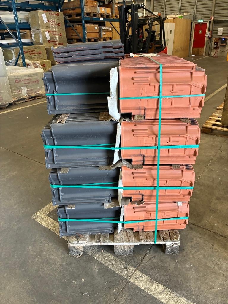 dakpannen, Ophalen, Overige materialen, Zwart, Nieuw