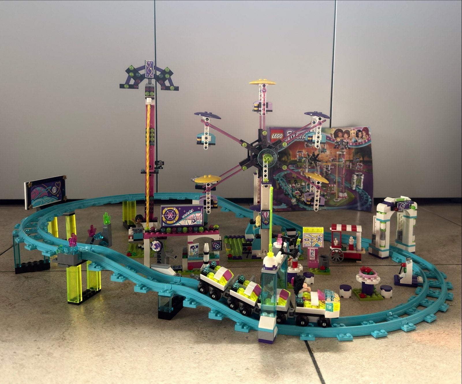 Lego Friends 41130 Pretpark Achtbaan - Compleet, Ophalen of Verzenden, Zo goed als nieuw