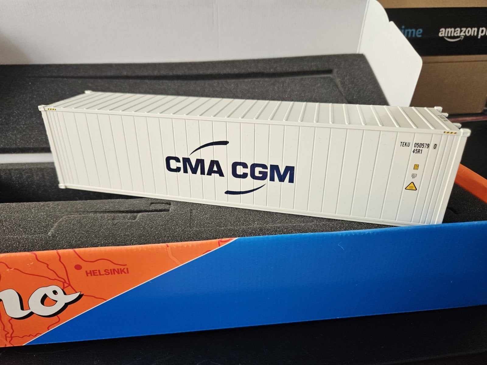 Tekno CMA Reefer, Hobby en Vrije tijd, Ophalen of Verzenden, Zo goed als nieuw, Bus of Vrachtwagen, Tekno