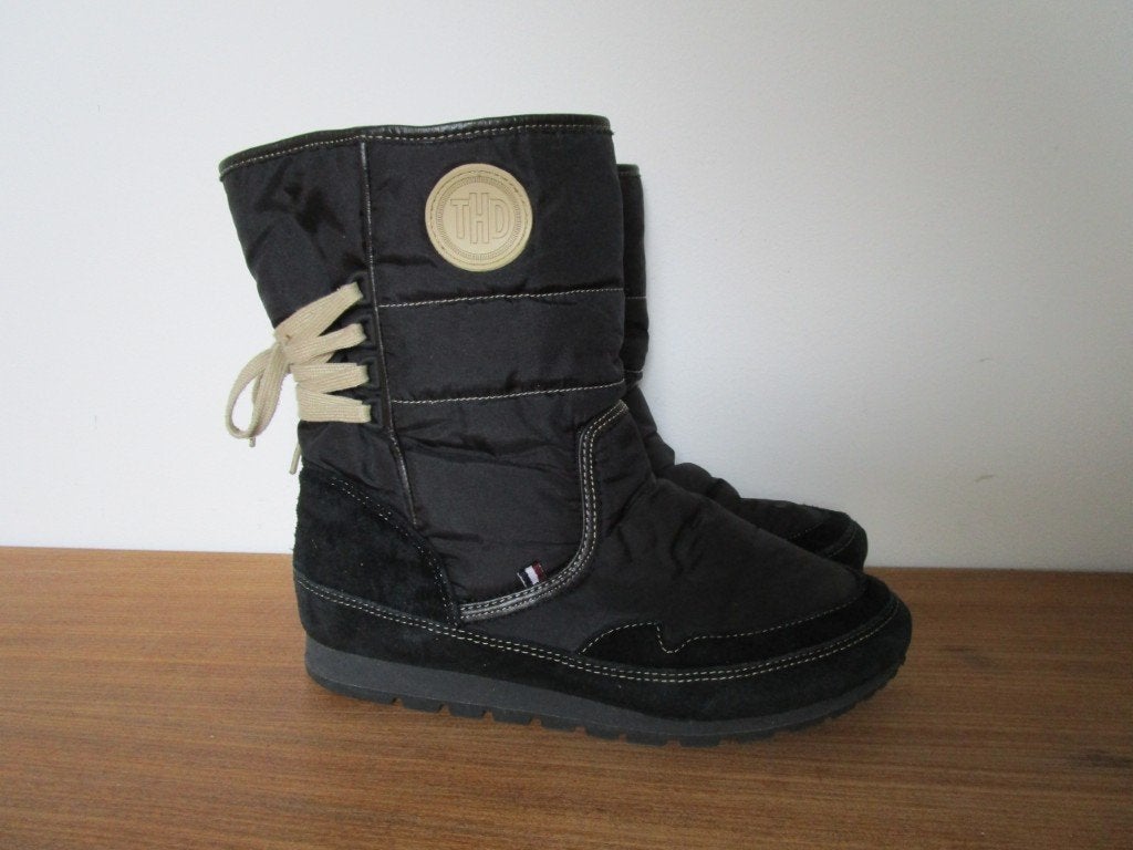 Nr.36: Laarzen winterlaarsjes maat 38 van Tommy Hilfiger, Snowboots, Ophalen of Verzenden, Zo goed als nieuw, Tommy Hilfiger