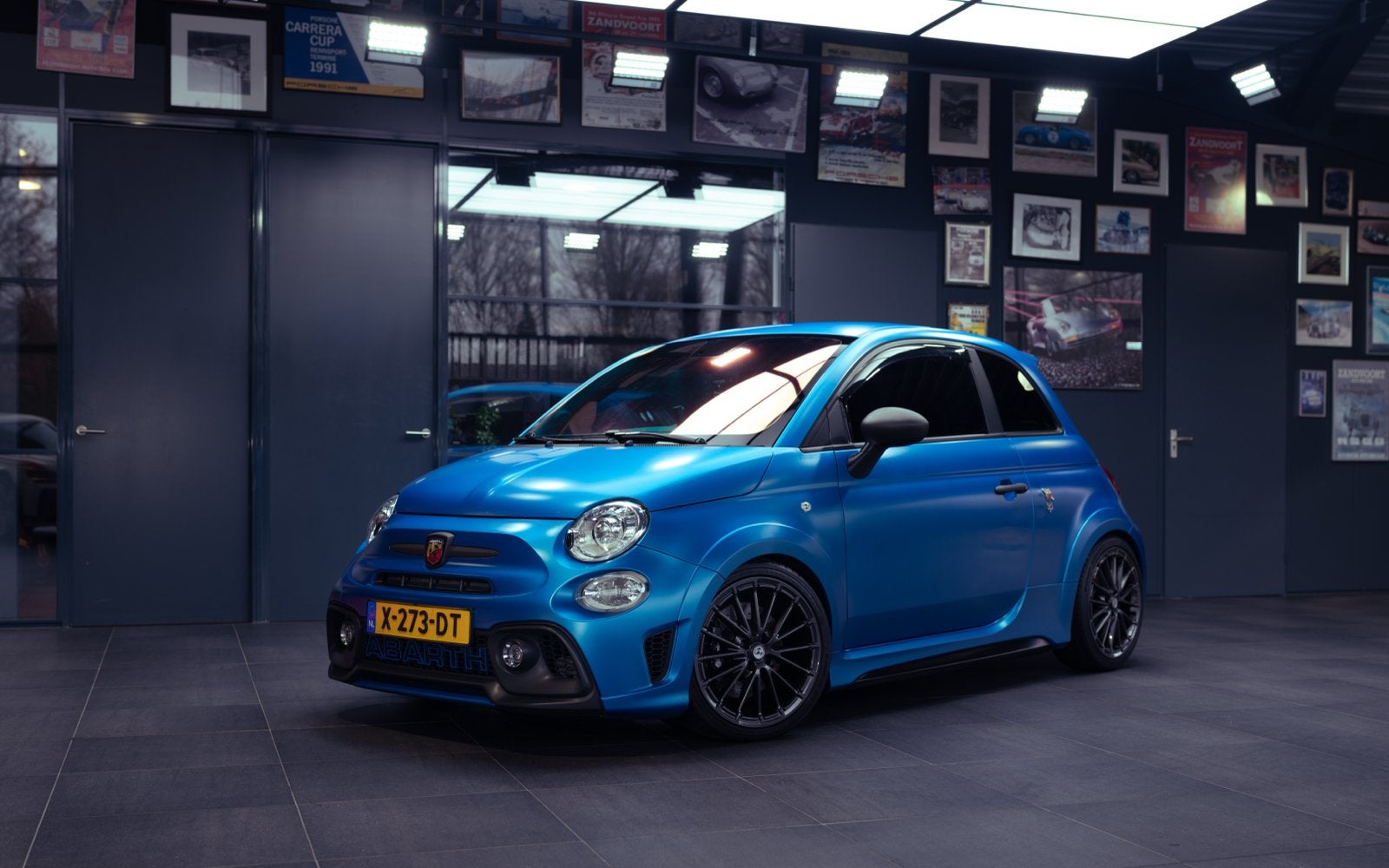 Abarth 595 Competizione / HS Corse S3 / Opaco Blu, Voorwielaandrijving, 40 €/maand, 4 cilinders, Handgeschakeld