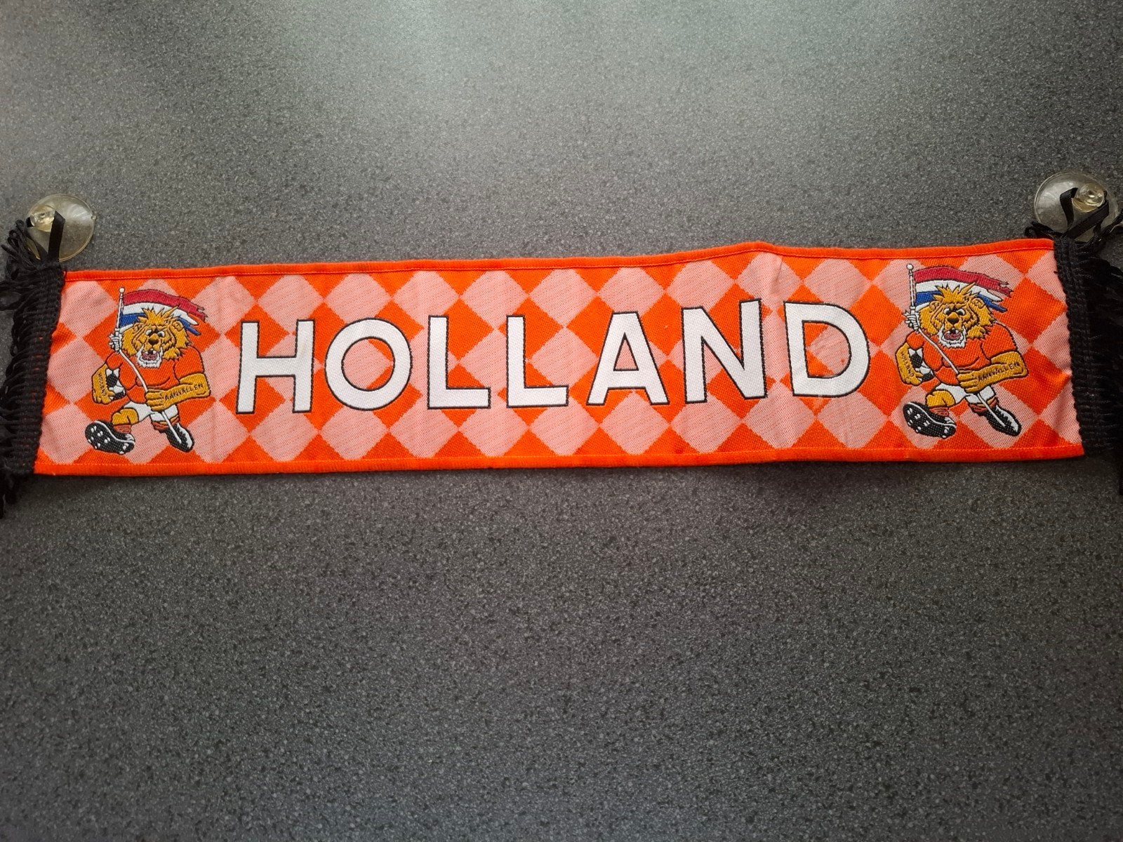 Holland auto sjaal met zuignap, Verzamelen, Ophalen of Verzenden, Feyenoord, Vaantje of Sjaal