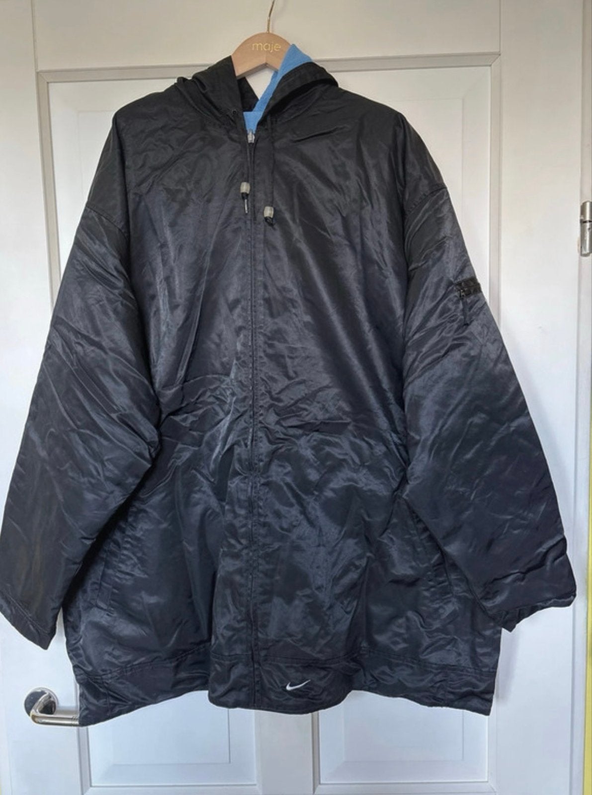 Nike Omkeerbaar Jack - Fleece & Lichtgewicht - Blauw/Zwart X, Ophalen of Verzenden, Gedragen, Overige maten, Meerkleurig